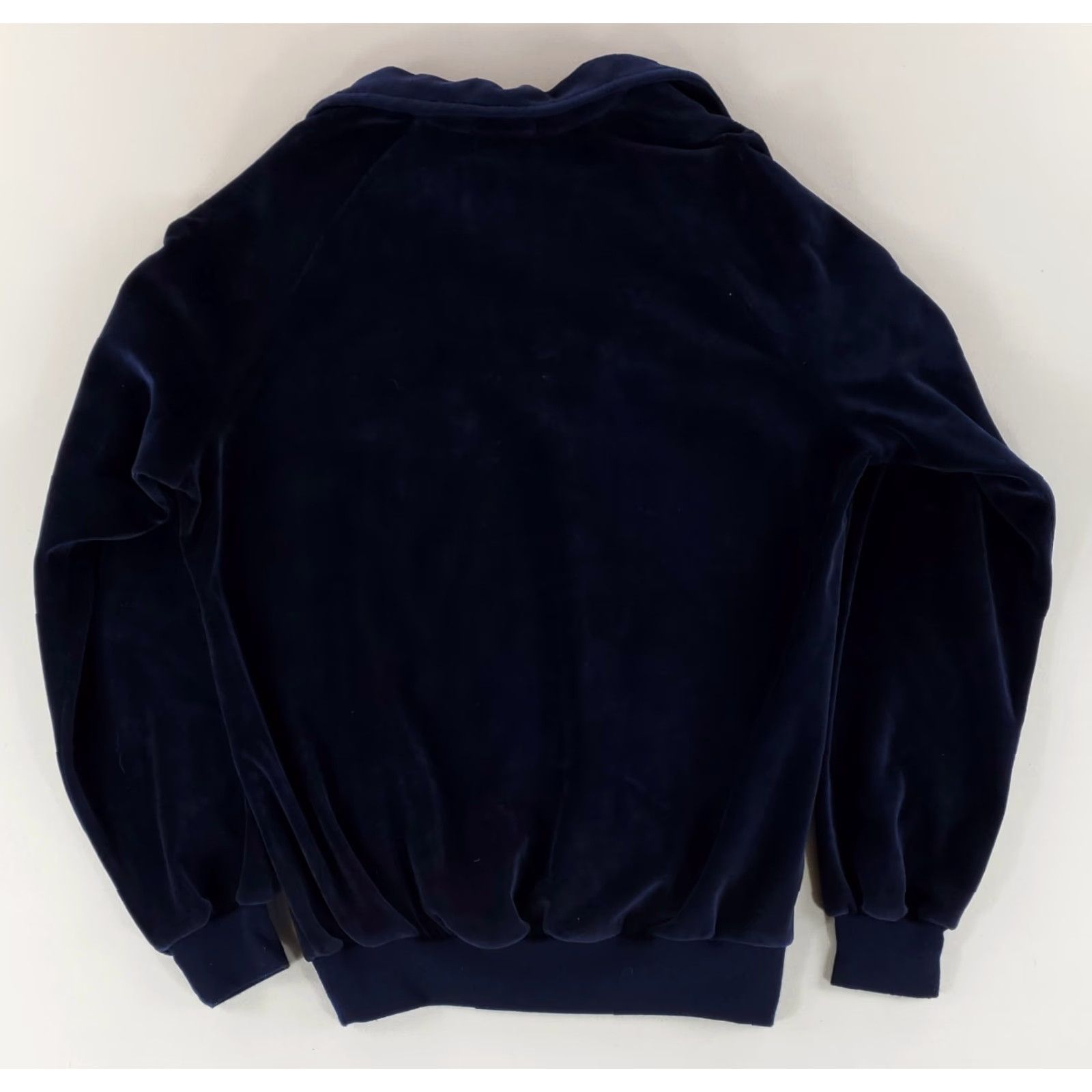 Vintage VINTAGE Macy's Shirt Velour Pullover Polo Long Sleeve Blue Striped Mens XL 80s 90s Size US XL / EU 56 / 4 - 3 Thumbnail