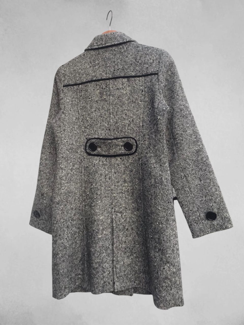 Courreges Courreges 21 Logo Button Tweed Coat Size S / US 4 / IT 40 - 7 Thumbnail