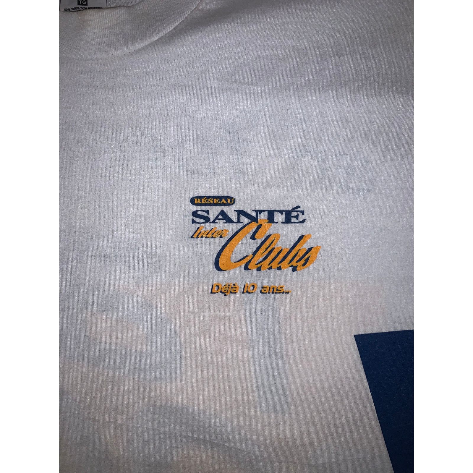 Fruit Of The Loom × Vintage Vintage 90s Réseau Santé "L'an 2000" Graphic T-Shirt XL Size US XL / EU 56 / 4 - 4 Thumbnail