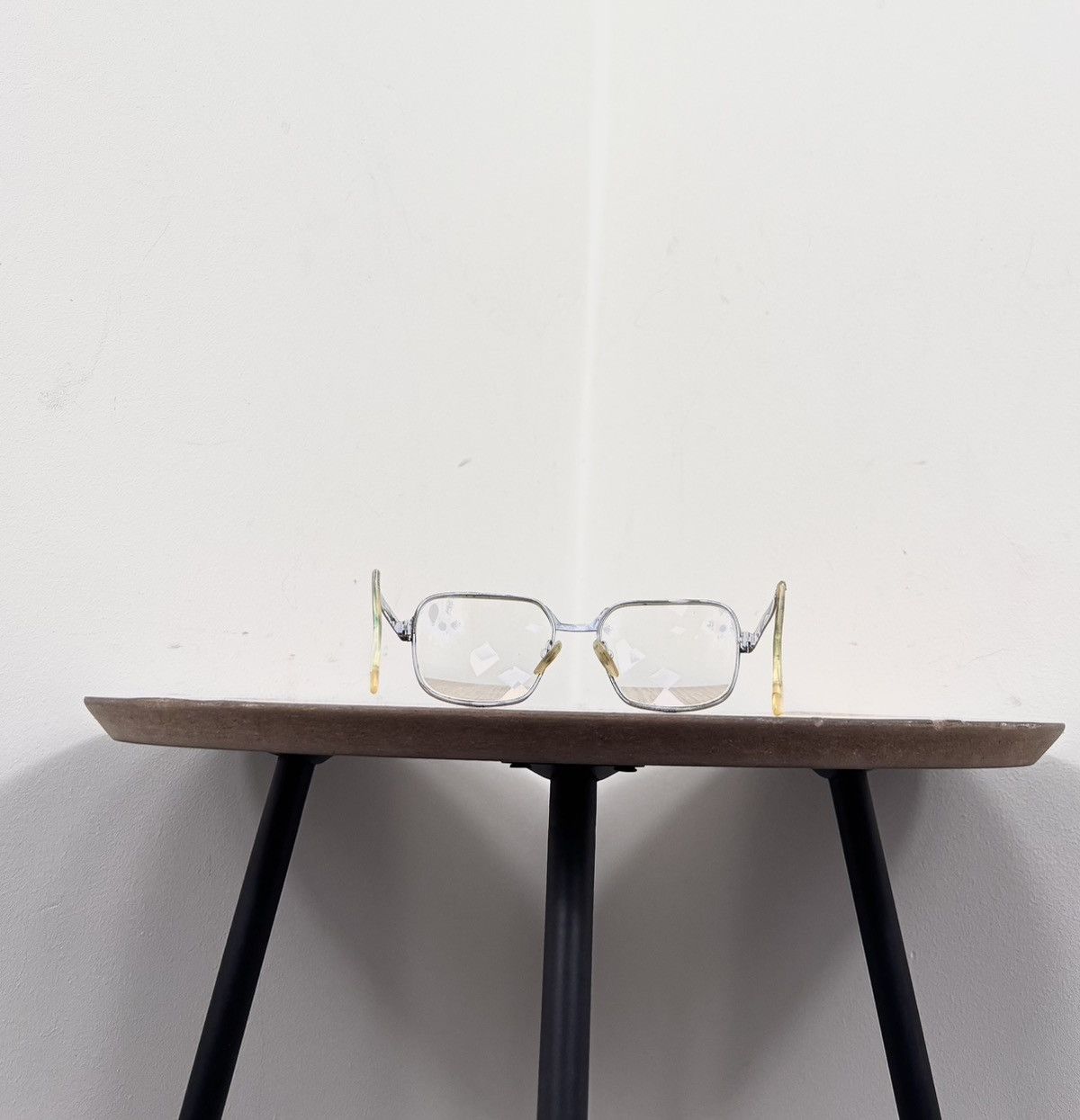 Other Vintage Barbudo Condor 100 Silver Metal Aviator Eyeglasses Size ONE SIZE - 6 Thumbnail