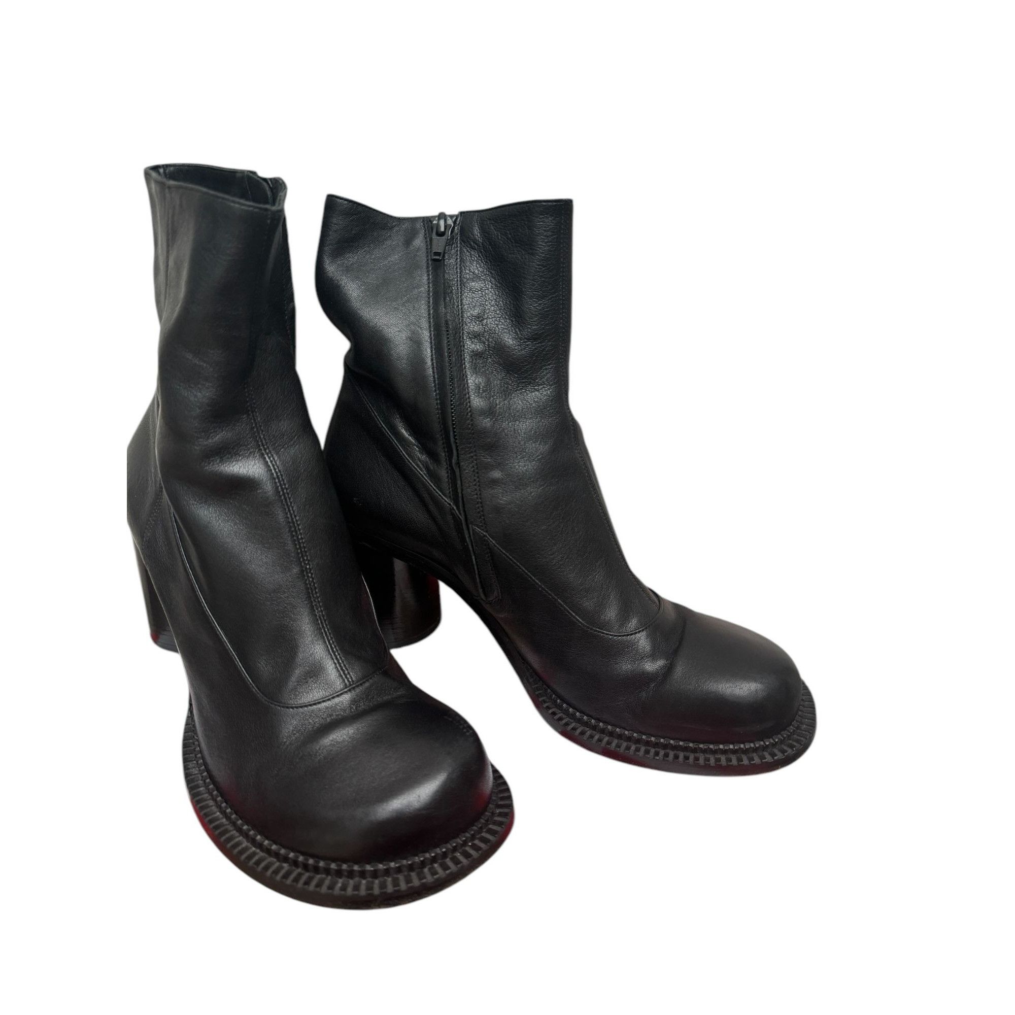 Maison Margiela Black Heels Boots Size US 9 / EU 42 - 4 Thumbnail