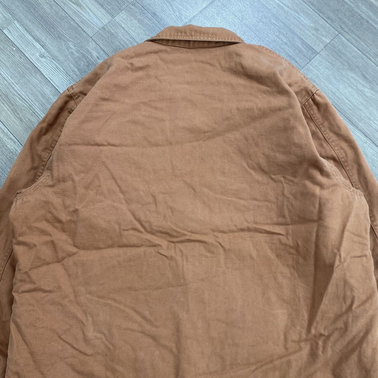 Japanese Brand Vintage Kearney House Quilted Work Jacket Canvas Rust Brown Size US L / EU 52-54 / 3 - 14 Thumbnail