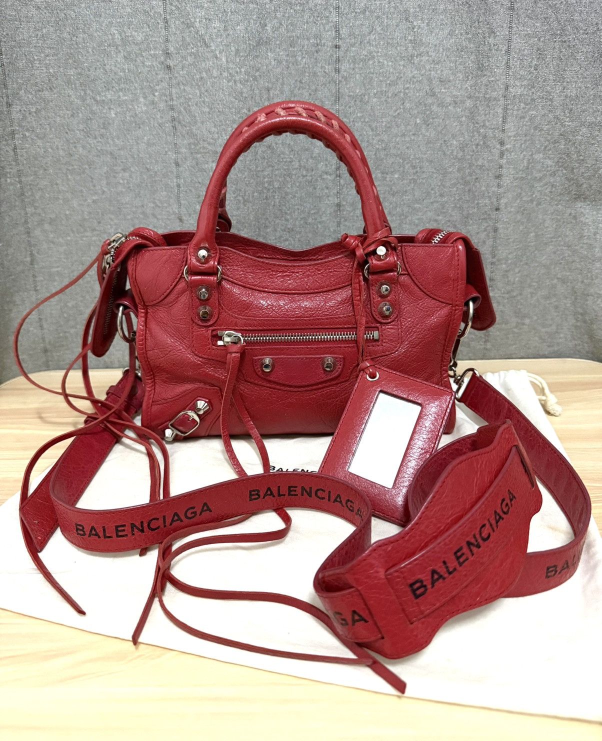 Balenciaga Balenciaga Classic Mini City with logo strap Size ONE SIZE - 1 Thumbnail