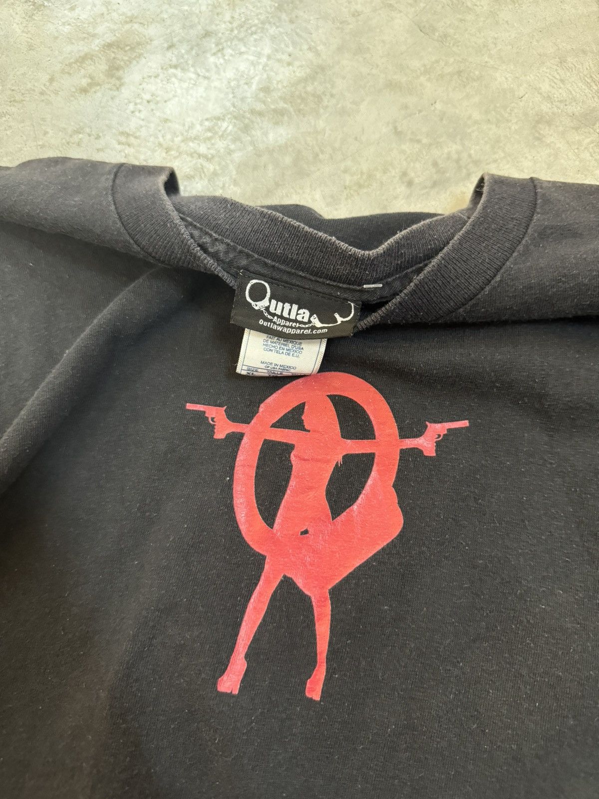 Japanese Brand × Vintage Vintage Outlaw cuff woman tee Size US XL / EU 56 / 4 - 2 Thumbnail