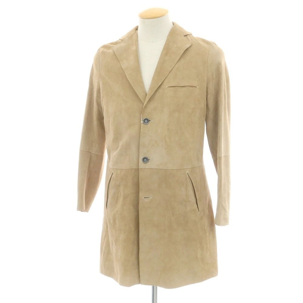 Other Emmeti Goatskin Suede Chesterfield Coat Suede Outerwear DUTY FREE for USA