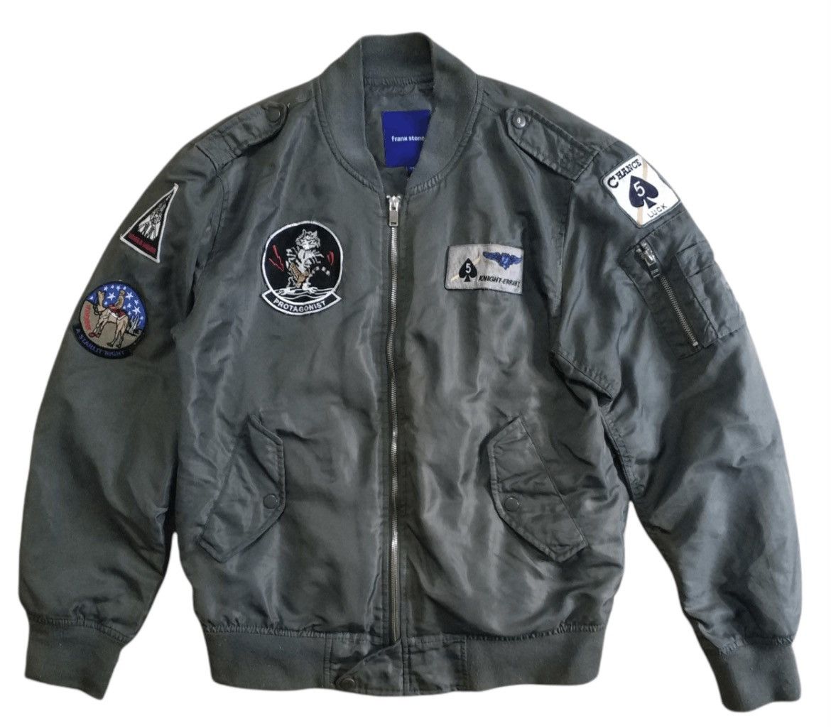 Japanese Brand 🔥Frank Stone Protagonist Patches Flight Jacket Size US M / EU 48-50 / 2 - 2 Thumbnail