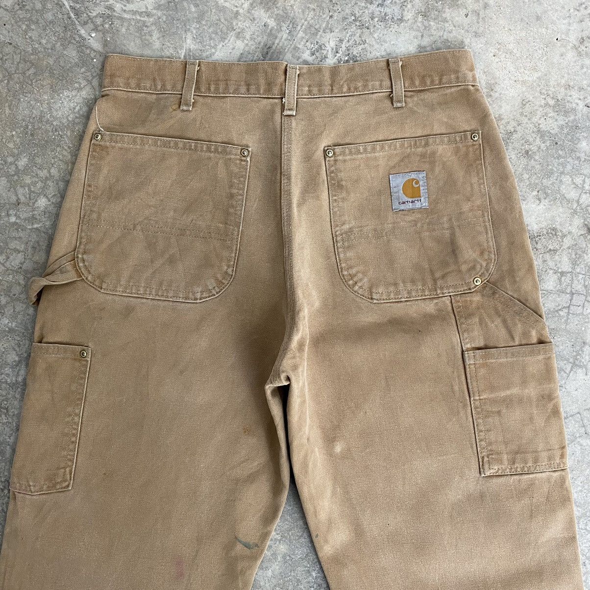 Carhartt VTG Carhartt Double Knee Raw Hem Dirty Carpenter Pants Size US 32 / EU 48 - 15 Thumbnail