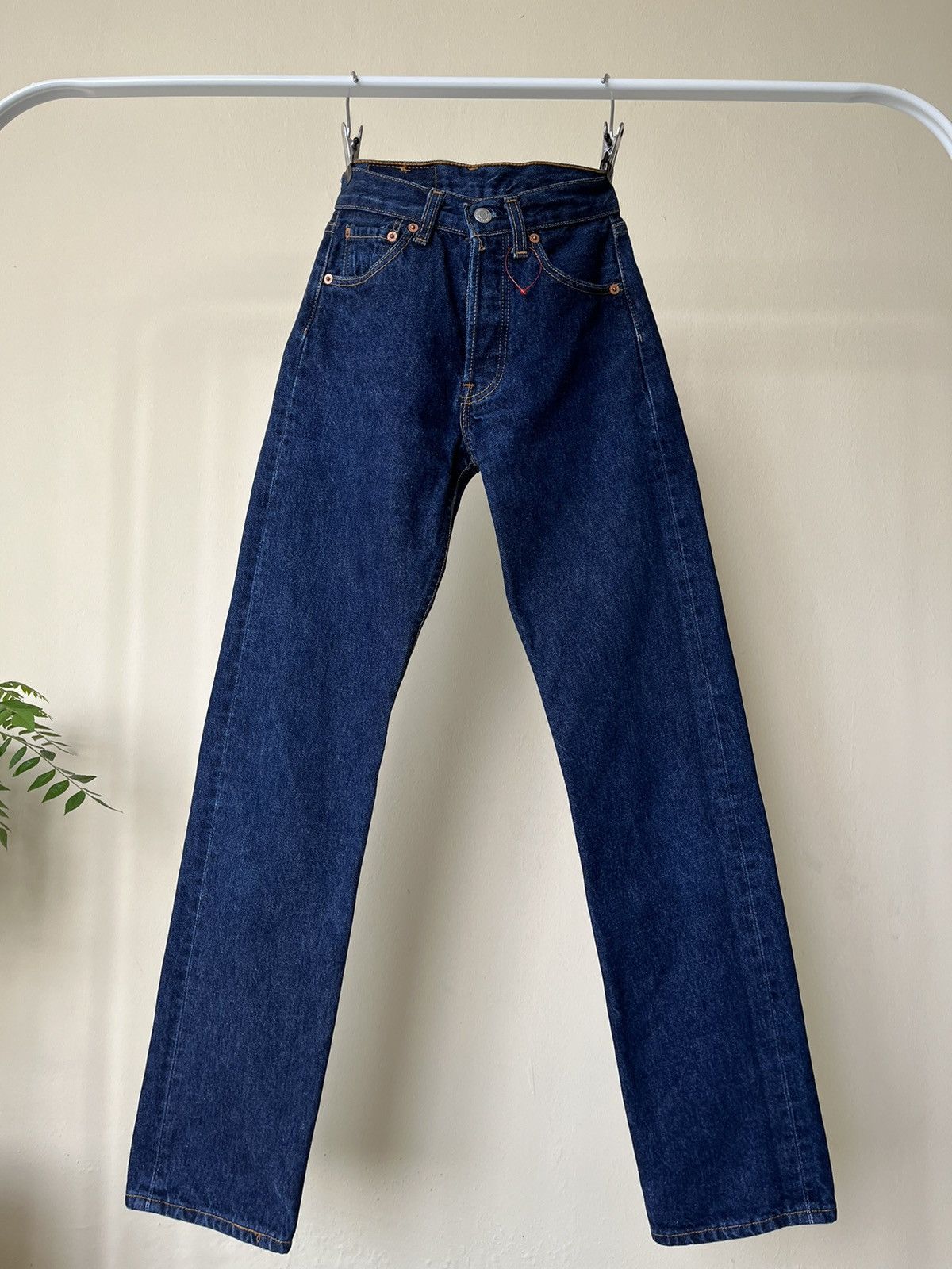 Levi's Rare 💥 Vintage Levis 501 Dark Blue 🤩 Size 24" / US 00 / IT 34 - 2 Thumbnail
