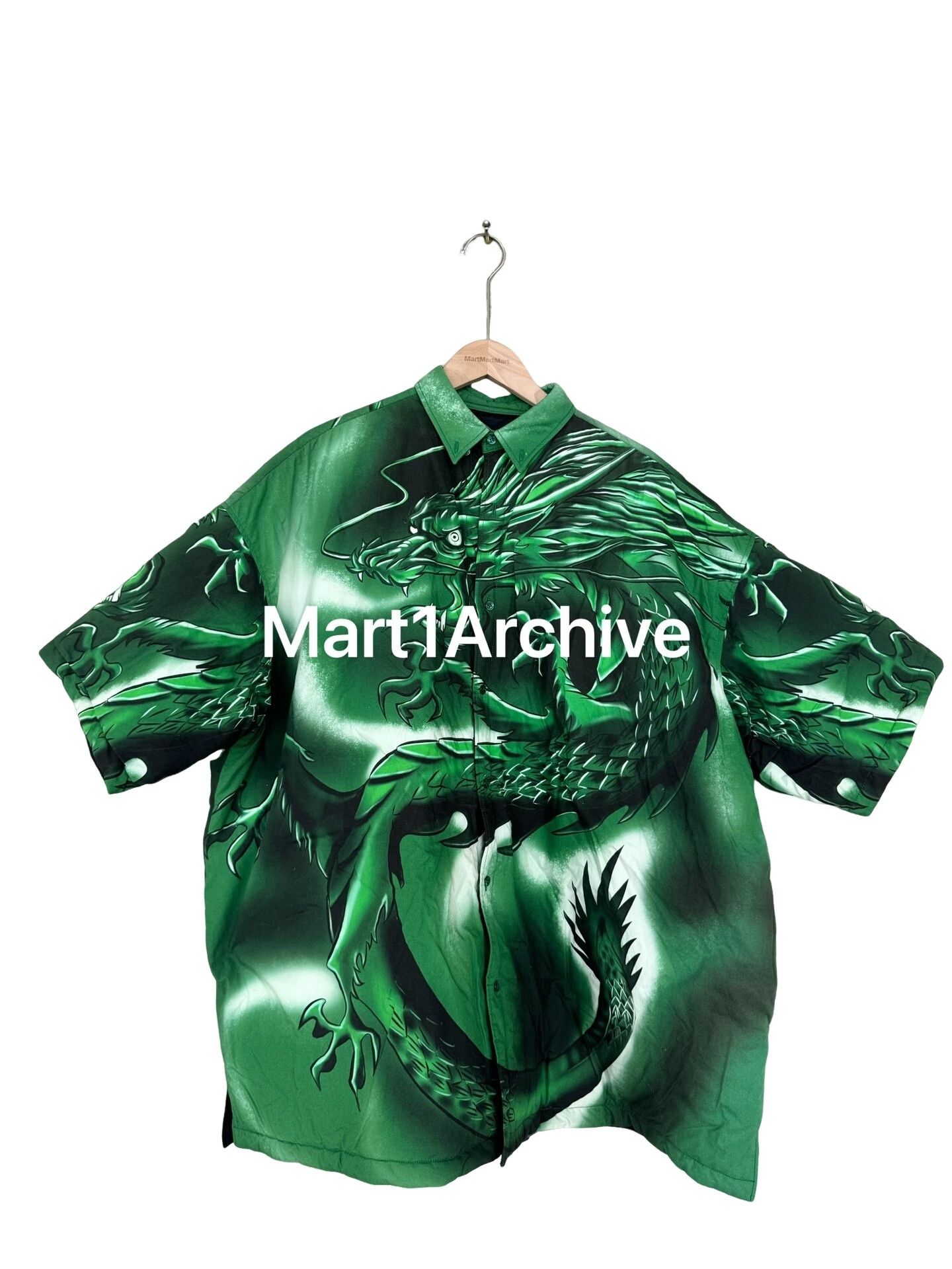 Balenciaga Balenciaga Dragon Graphic Shirt Size S Size US S / EU 44-46 / 1 - 1 Thumbnail