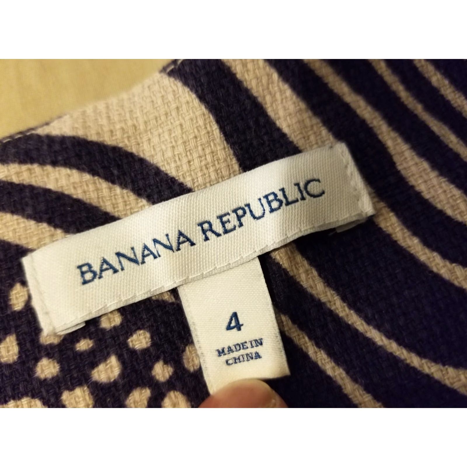 Banana Republic Womens Banana Republic Dress Pencil Dress Knee Length 4 Blue Womens Size S / US 4 / IT 40 - 6 Thumbnail