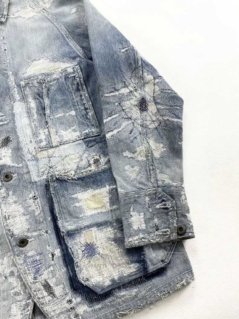 Kapital Kapital Boro Patchwork Denim Jacket. Size US M / EU 48-50 / 2 - 4 Thumbnail