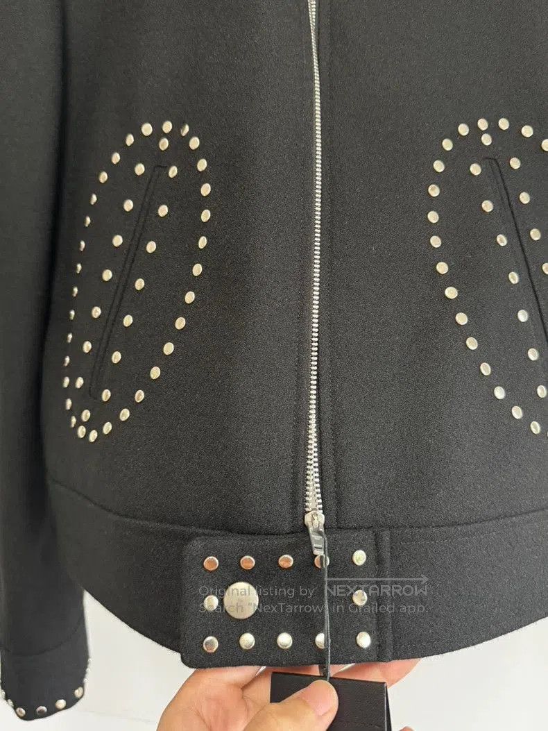 Saint Laurent Paris Saint Laurent Studded Collar Wool Jacket. Size US M / EU 48-50 / 2 - 6 Thumbnail