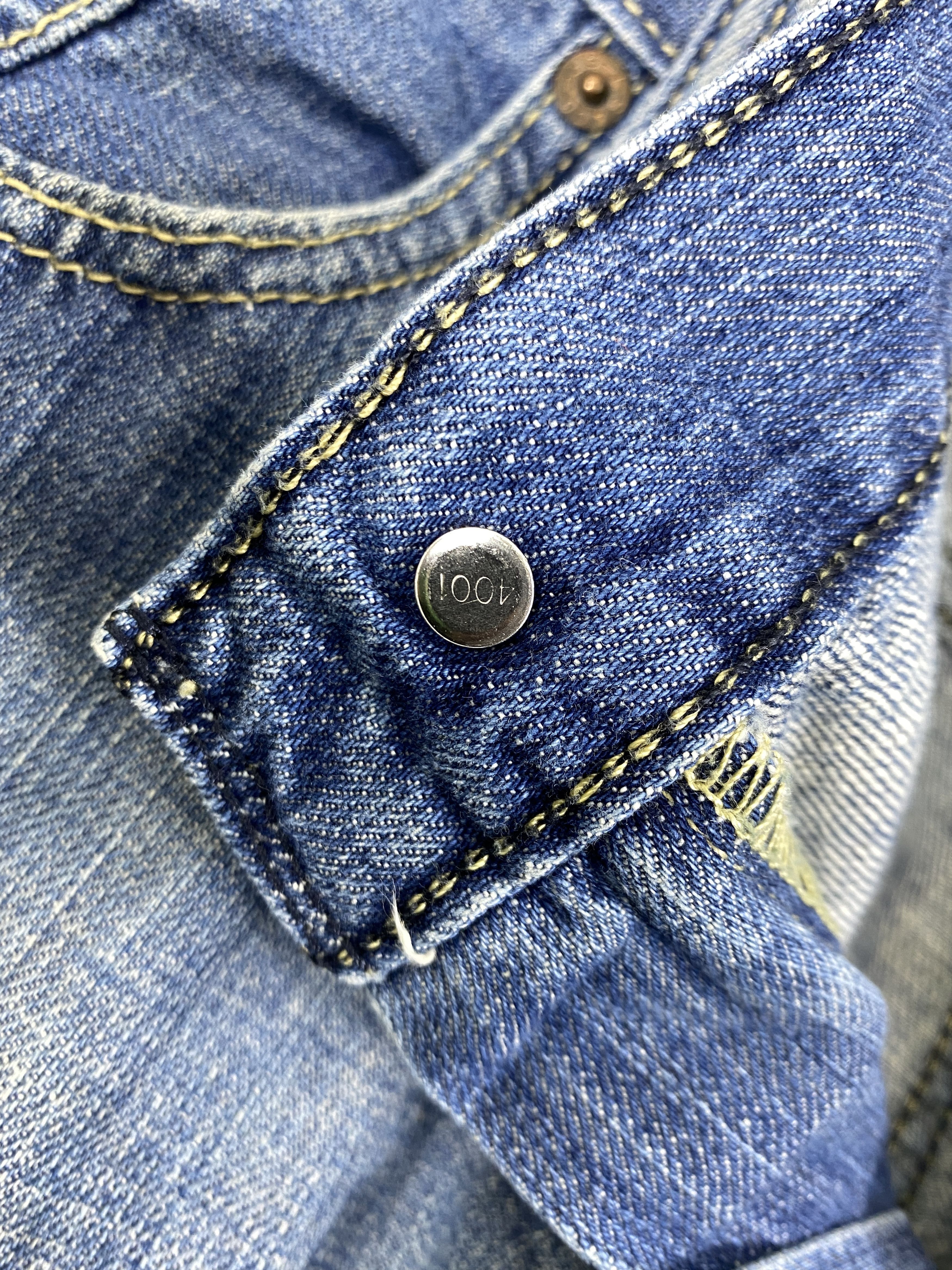 Levi's Distressed Blue Vintage Levi's 559 41x31.5 Denim -JN1444 Size US 41 - 7 Thumbnail