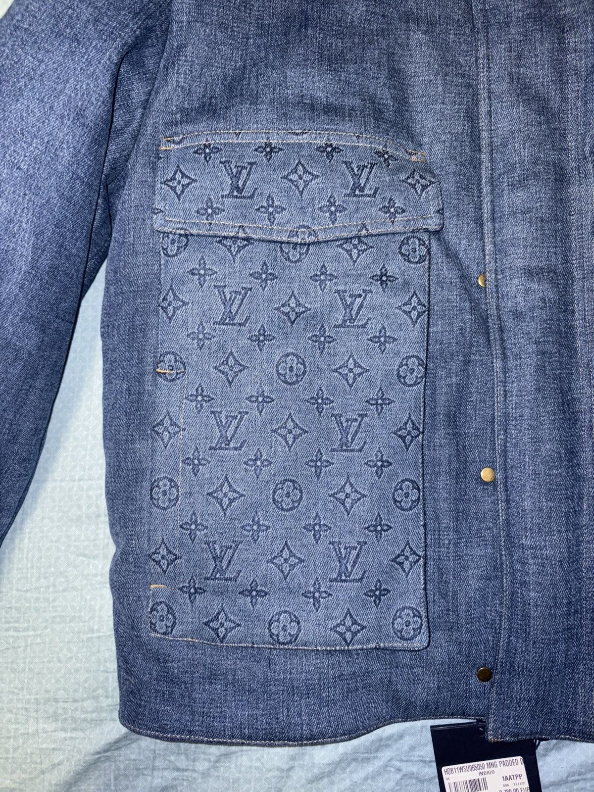 Louis Vuitton Louis Vuitton Denim Padded Jacket Size US M / EU 48-50 / 2 - 4 Thumbnail