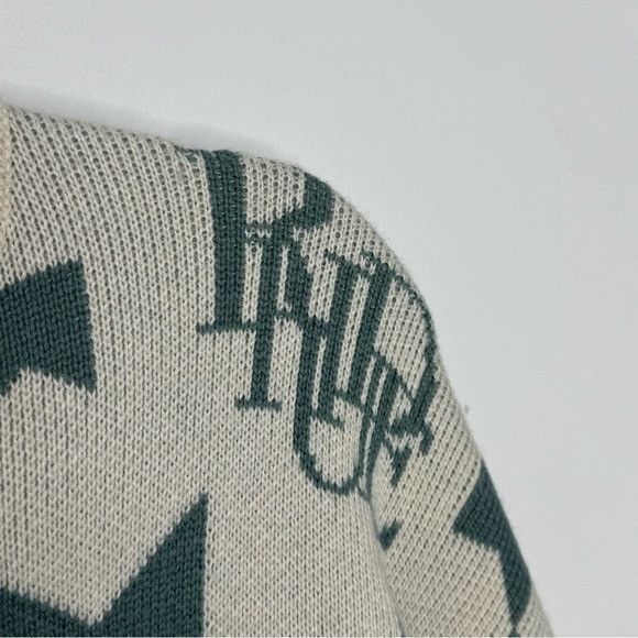 Rhude Rhude Racing Monogram-Intarsia Jumper Sweater White Green Me Size US S / EU 44-46 / 1 - 3 Thumbnail