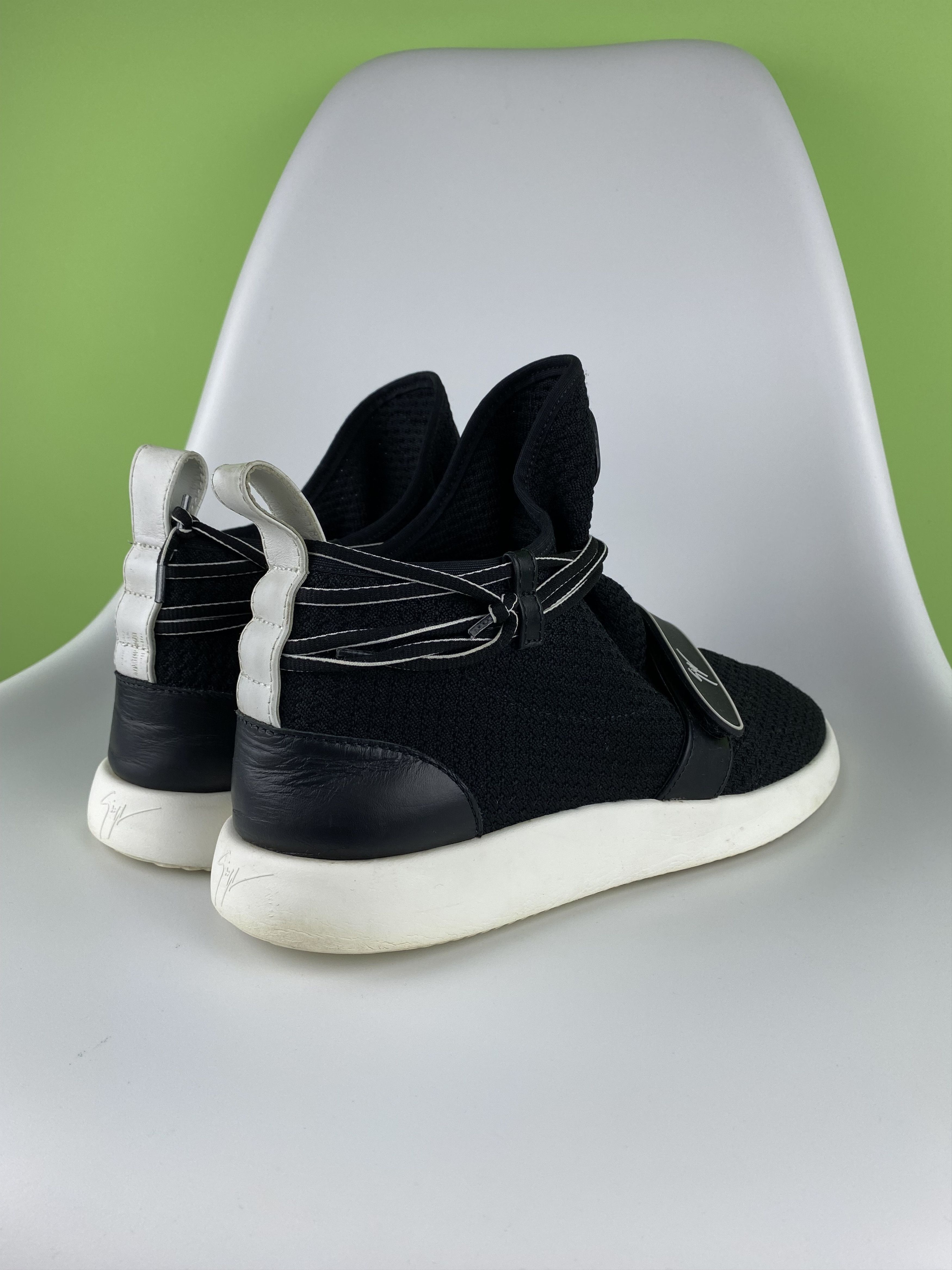 Giuseppe Zanotti Giuseppe Zanotti Hayden Men’s Mid Top Sneakers Black size 43 Size US 10 / EU 43 - 5 Thumbnail