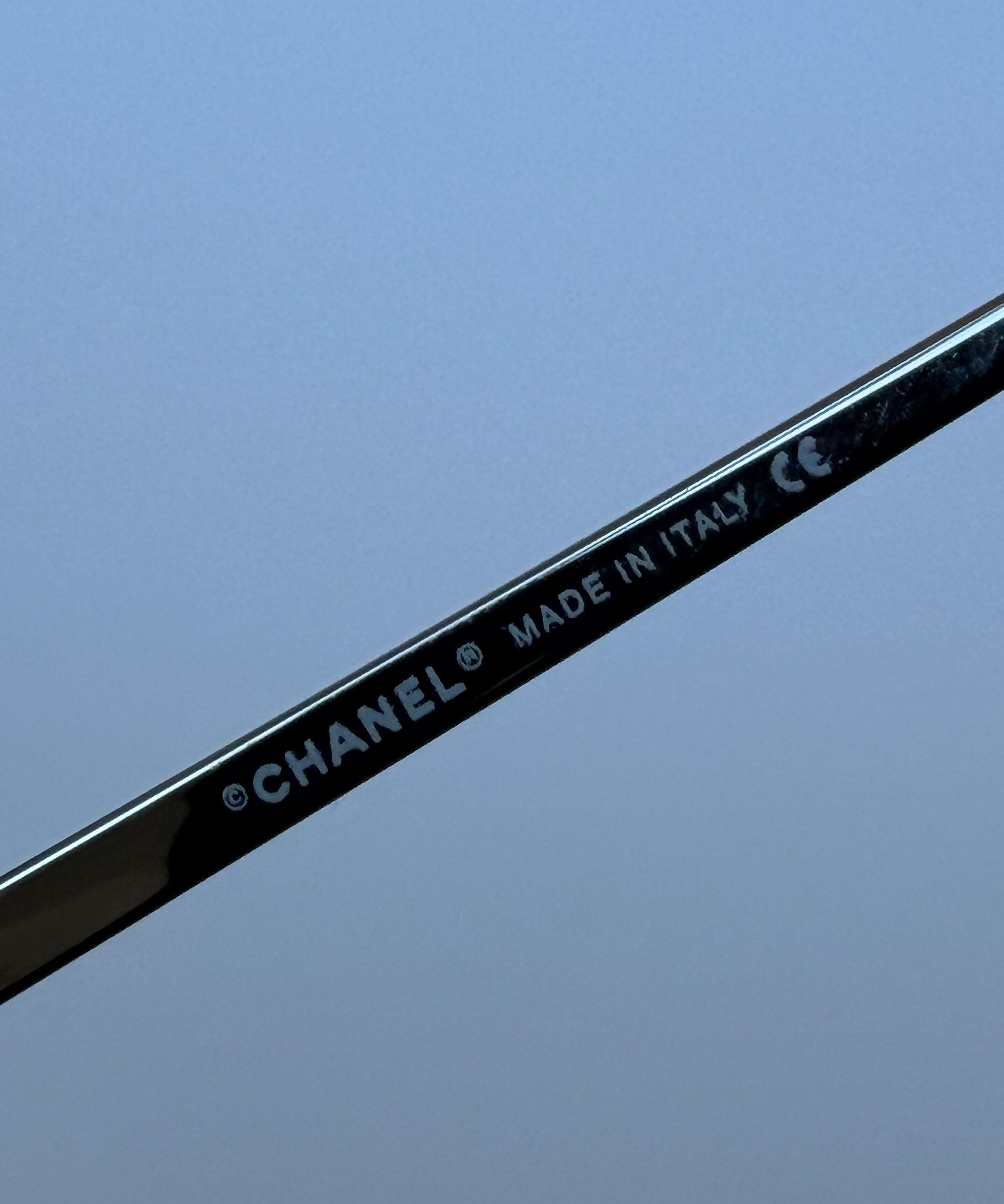 Chanel 🔴 CHANEL Sunglasses 4080 Rimless Visor Shield Logo CC Size ONE SIZE - 5 Thumbnail