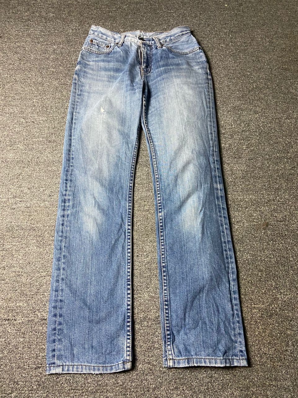 Levi's Levis Strauss Co. 505 Regular Fit Denim Jeans (155) Size US 27 - 1 Thumbnail