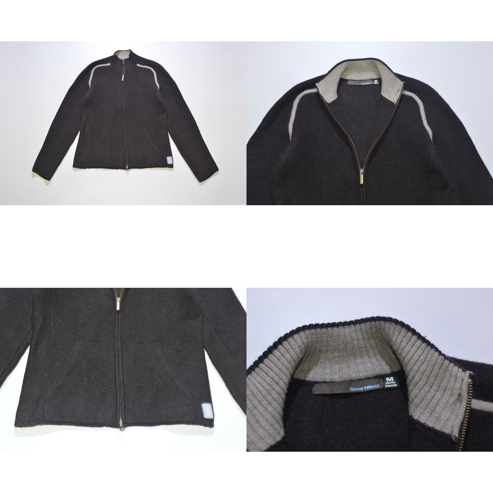 Smartwool Wmns SmartWool Merino Wool Full-Zip Sweater Brown FA08 M Size M / US 6-8 / IT 42-44 - 8 Thumbnail