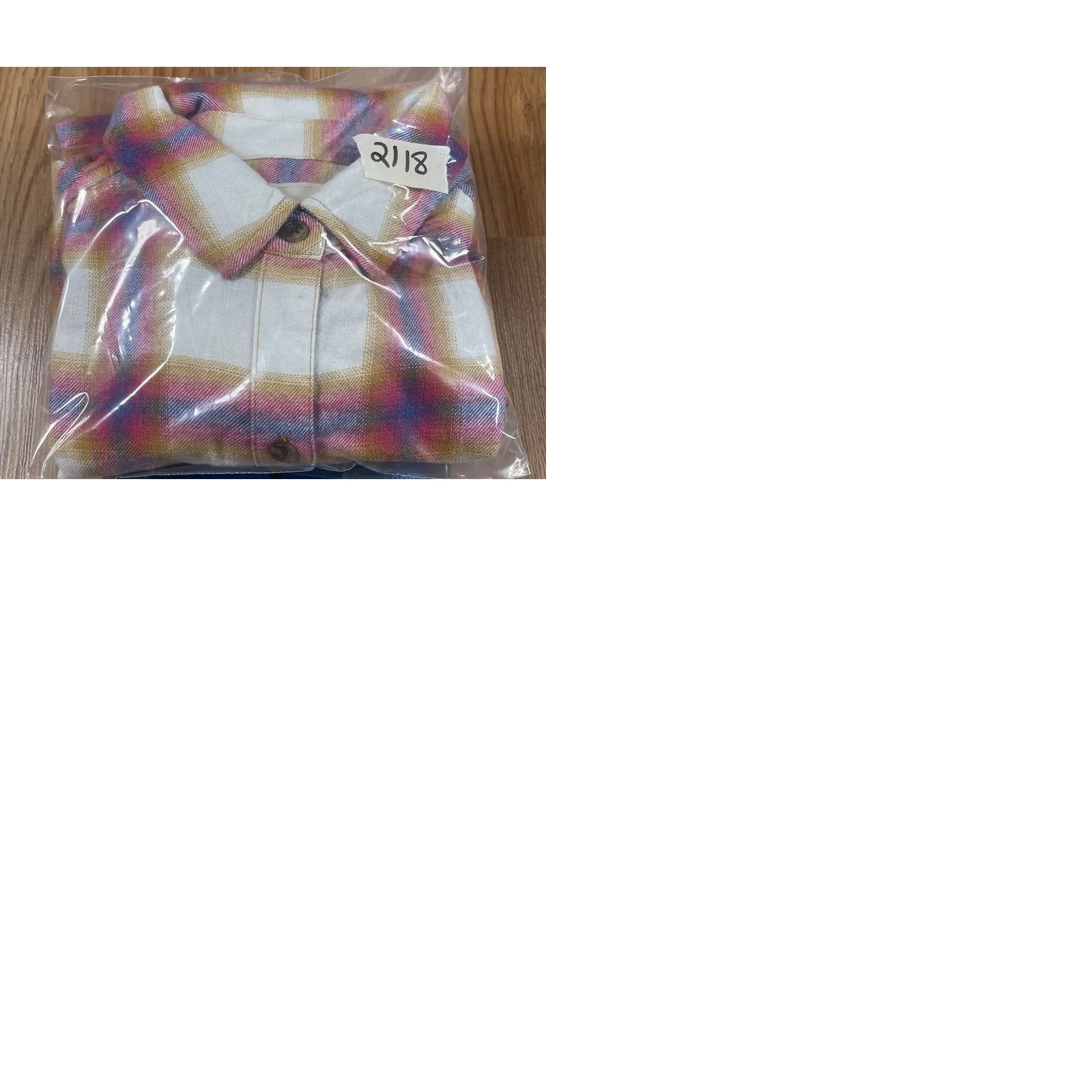 Vintage Aéropostale Shirt Womens XS Plaid Flannel Button-Up Long Sleeve Boyfriend Fit Size XS / US 0-2 / IT 36-38 - 9 Thumbnail