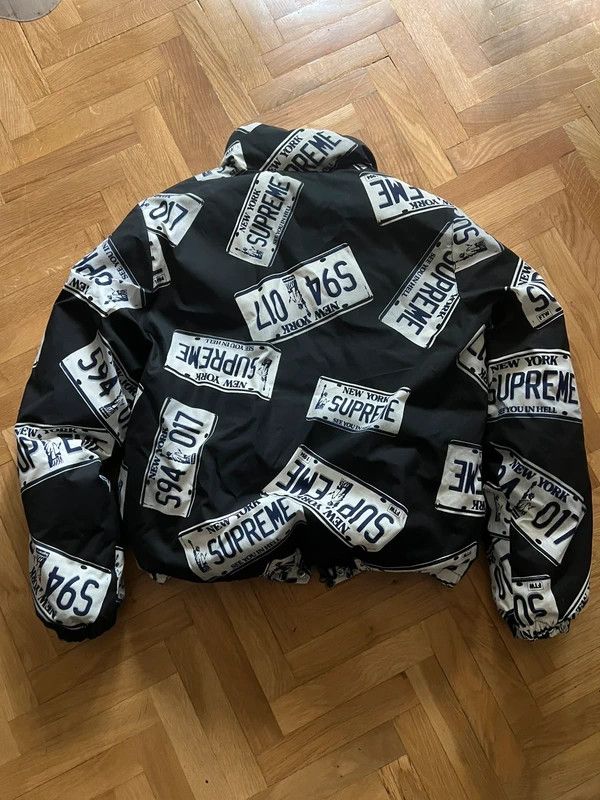 Supreme Supreme “See you in hell” New York Plates Puffer Size US M / EU 48-50 / 2 - 2 Thumbnail