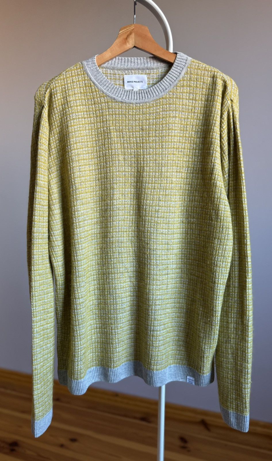 Norse Projects Norse Projects Arild Linen Structur Baby Alpaca Wool Sweater Size US L / EU 52-54 / 3 - 9 Thumbnail