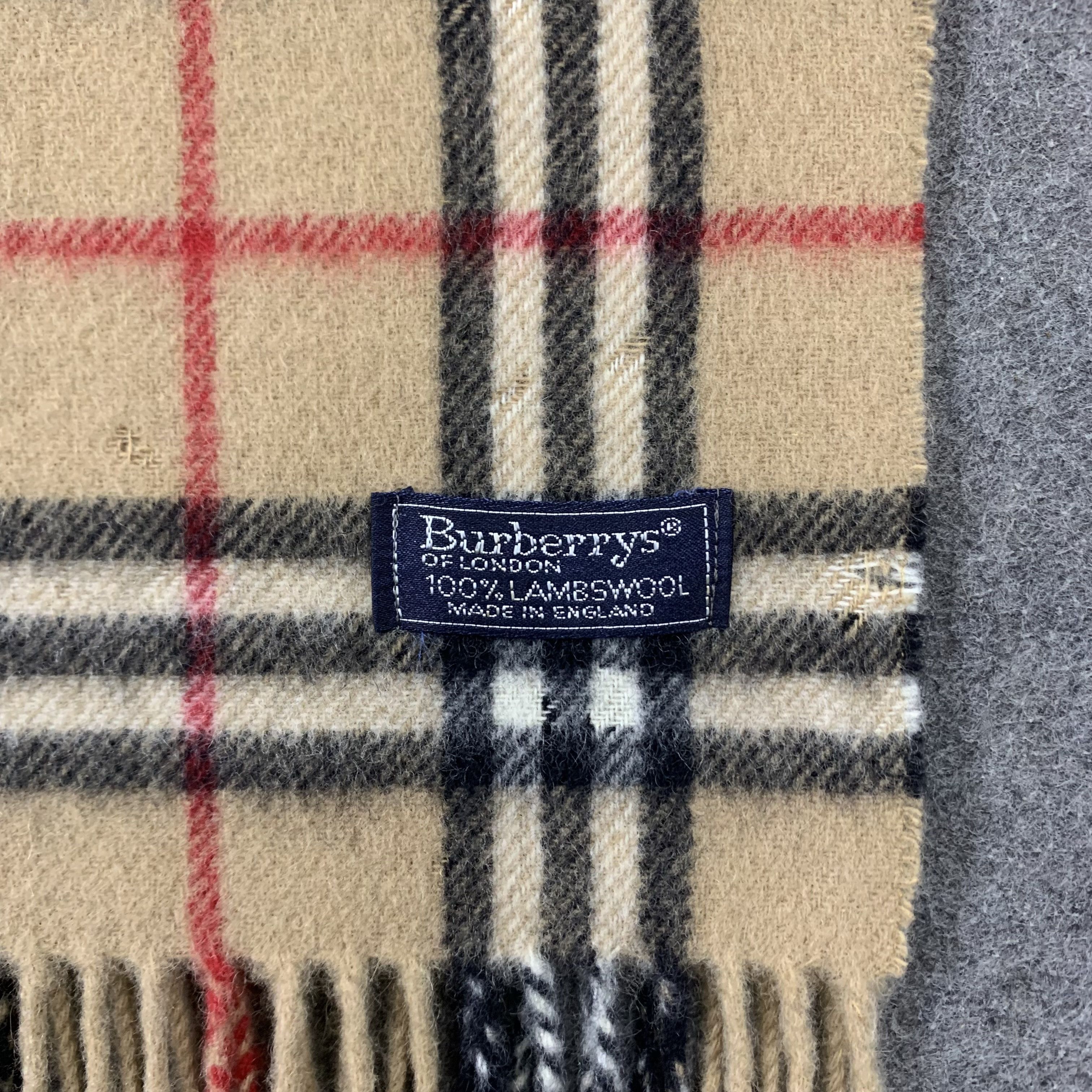 Burberry Burberry Scarf Wool Muffler Neck Wrap BL9314 Size ONE SIZE - 4 Thumbnail