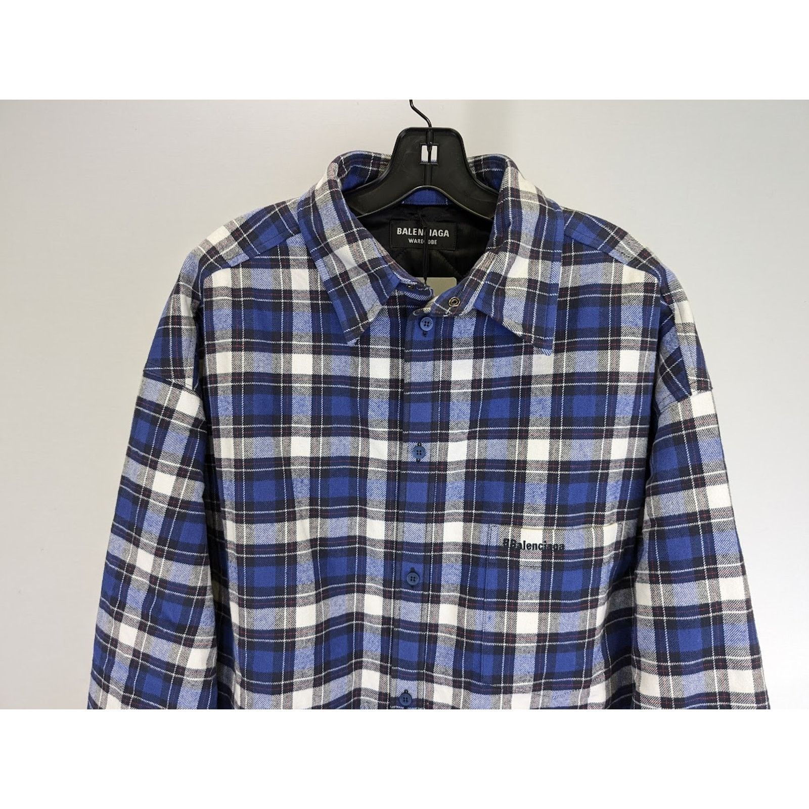 Balenciaga o1rshd1 Dress Shirt in Multicolor Size US S / EU 44-46 / 1 - 5 Thumbnail