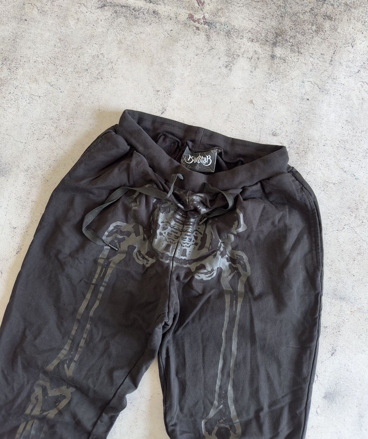 Killstar Killstar Bone Black Cotton Sweatpants Size L Size US 34 / EU 50 - 4 Thumbnail