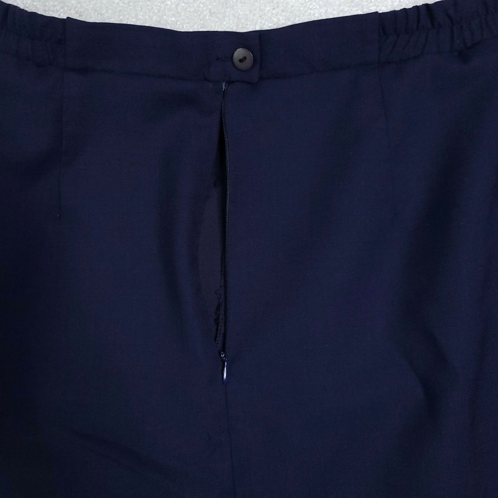 Vintage Vintage~Nygard Collection~Wool Pencil Lined Skirt Blue Sz 16 Size 38" / US 16 / IT 52 - 7 Thumbnail