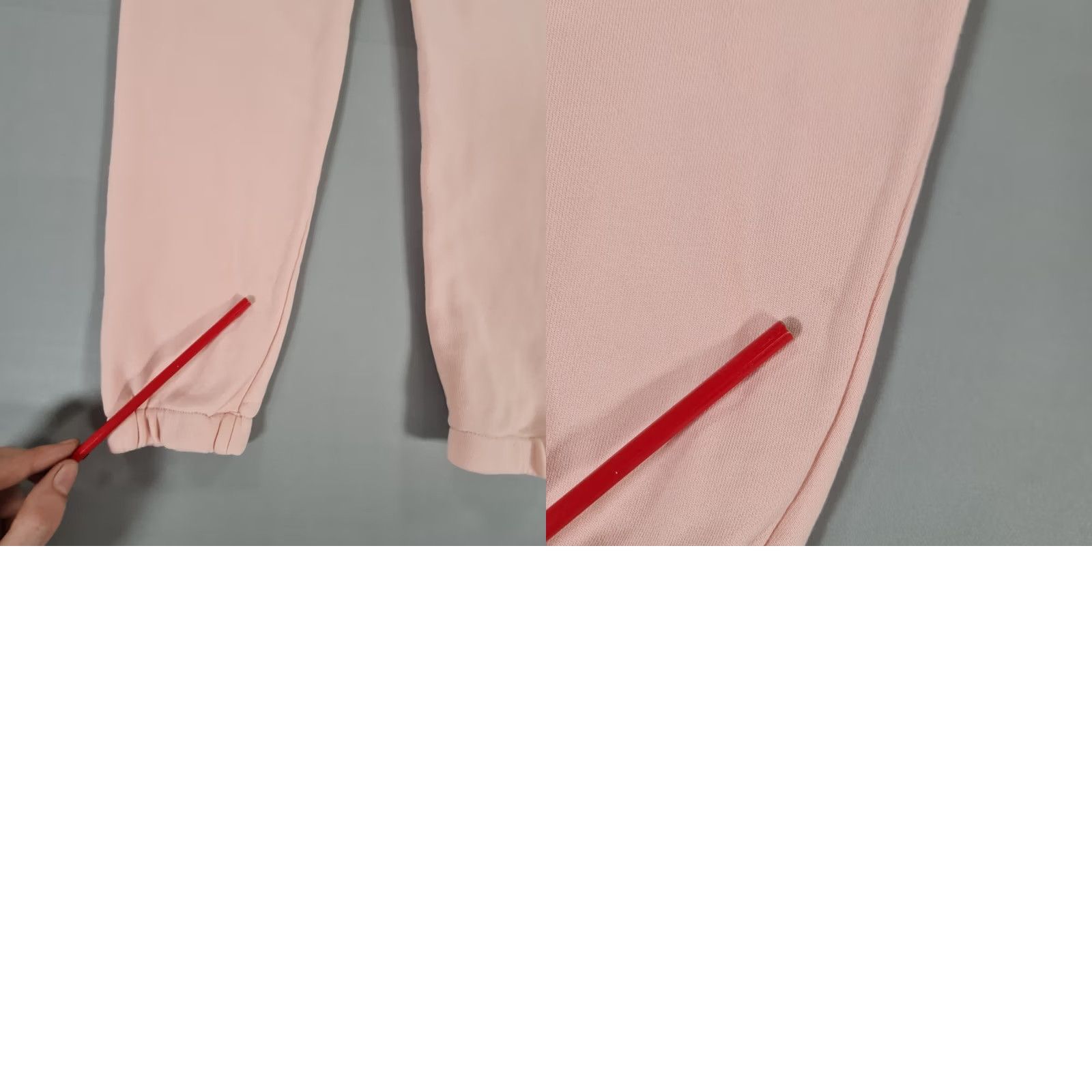 Champion Vetements x Champion Womens Joggers Pink XS Cotton Blend Fleece Trousers 2017 City Sports Knit/Activewear Pants (XS) Womens Size 26" / US 2 / IT 38 - 9 Thumbnail