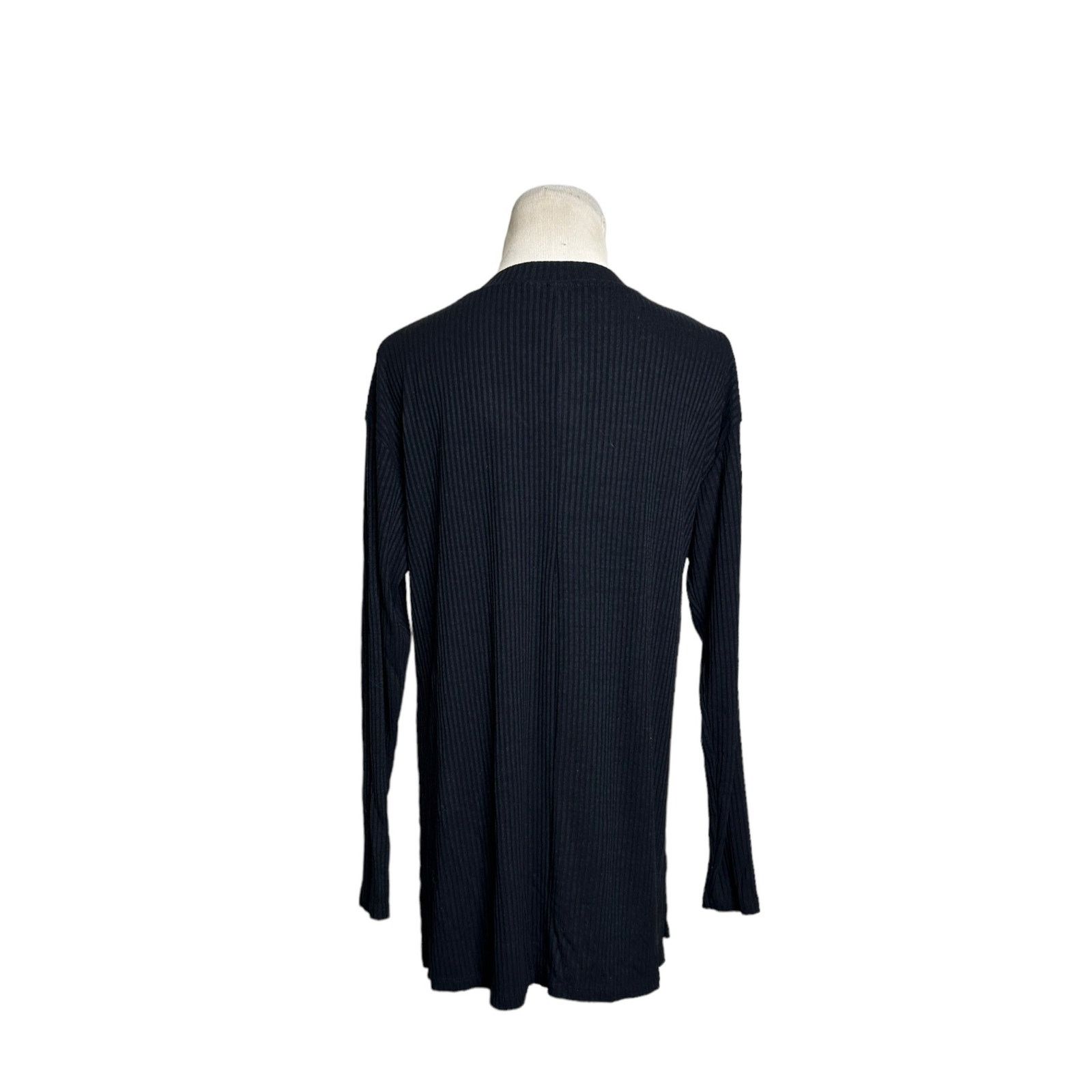 Asos Asos black crew neck long sleeves side slits sweater size 4 Size S / US 4 / IT 40 - 7 Thumbnail