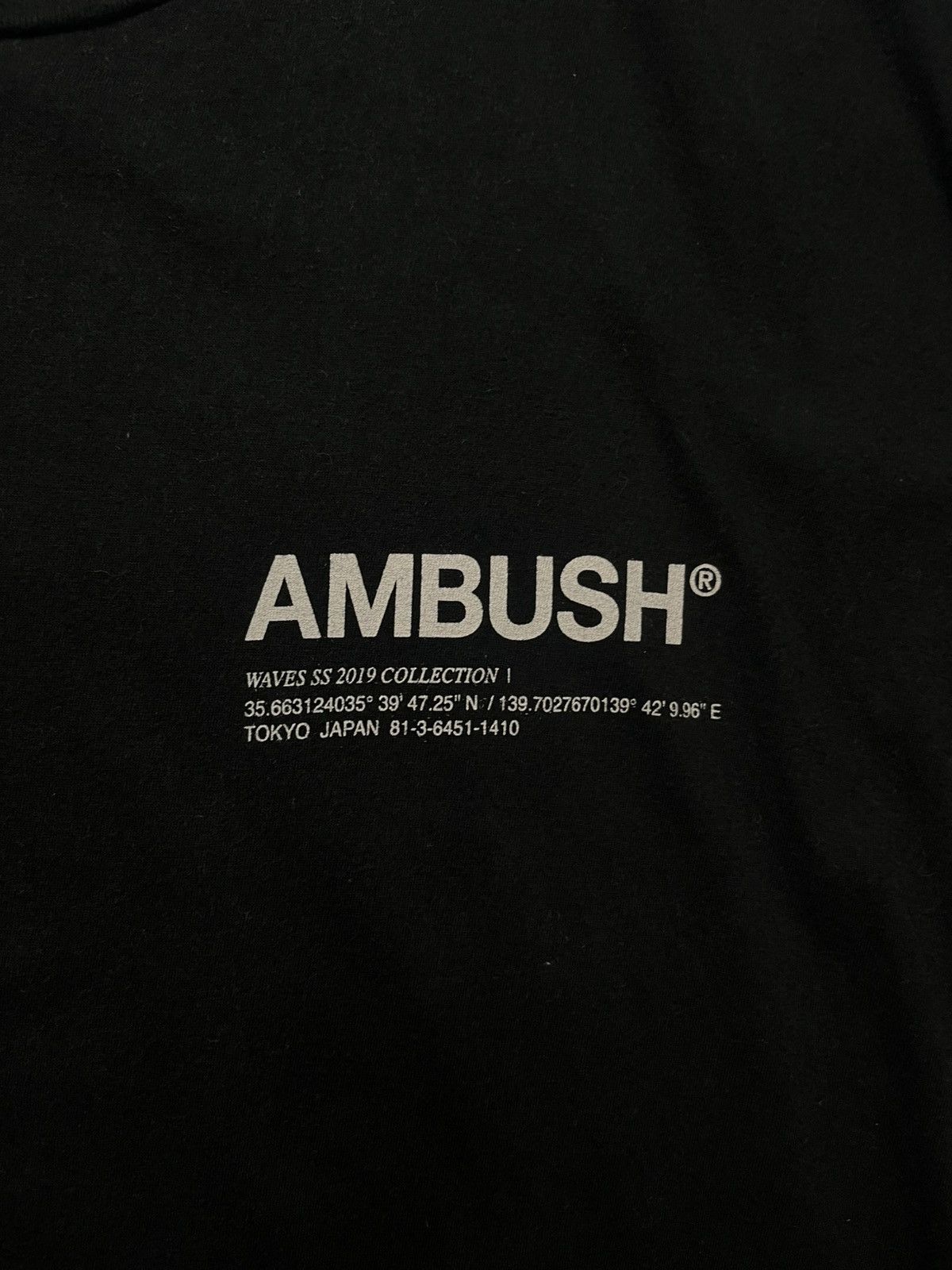 Ambush Design Ambush SS19 Fin tshirt Size US S / EU 44-46 / 1 - 4 Thumbnail