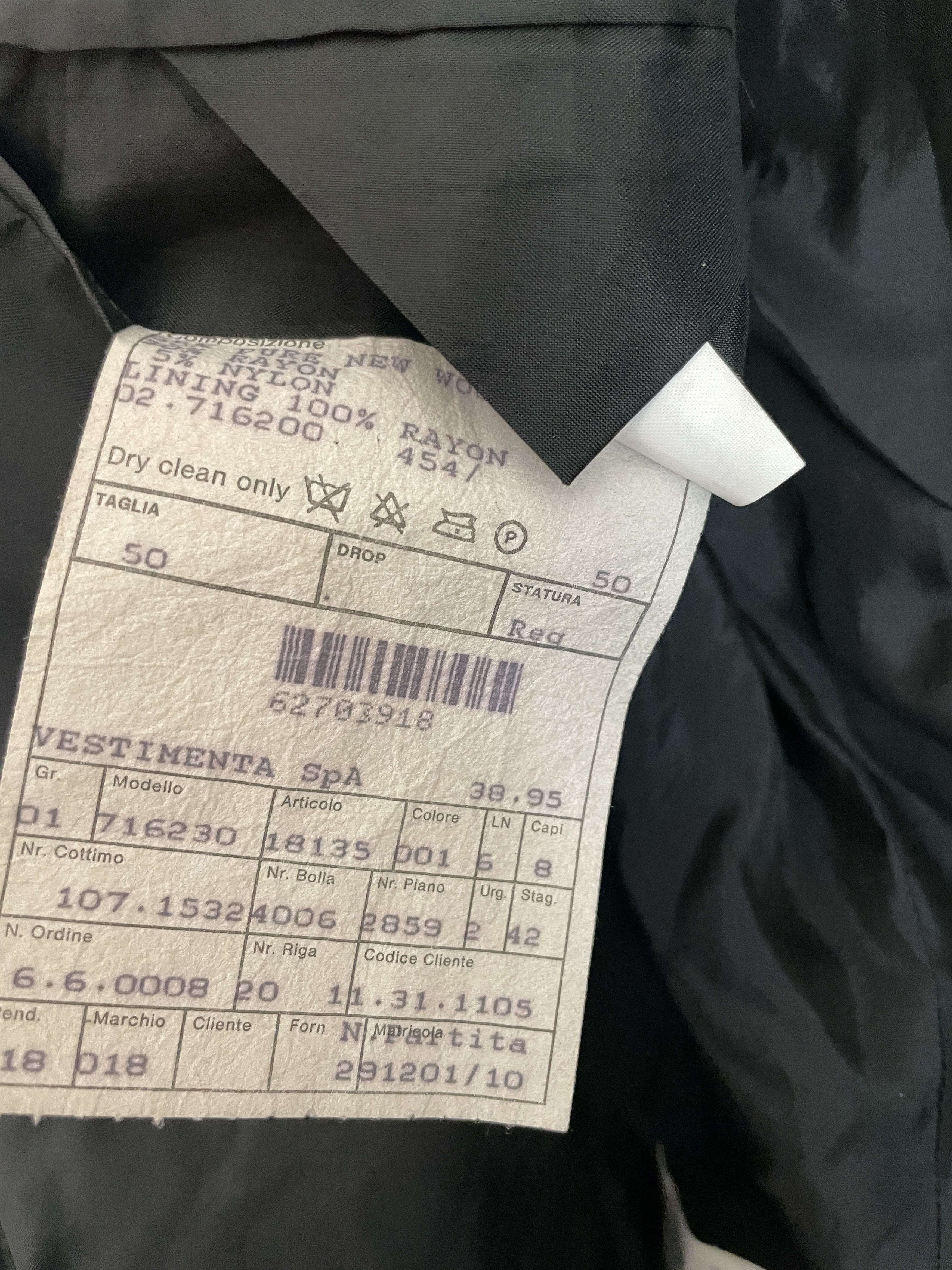 Giorgio Armani 🔥 Giorgio Armani® RARE 90s Twill Double Breasted Blazer Size 44R - 7 Thumbnail