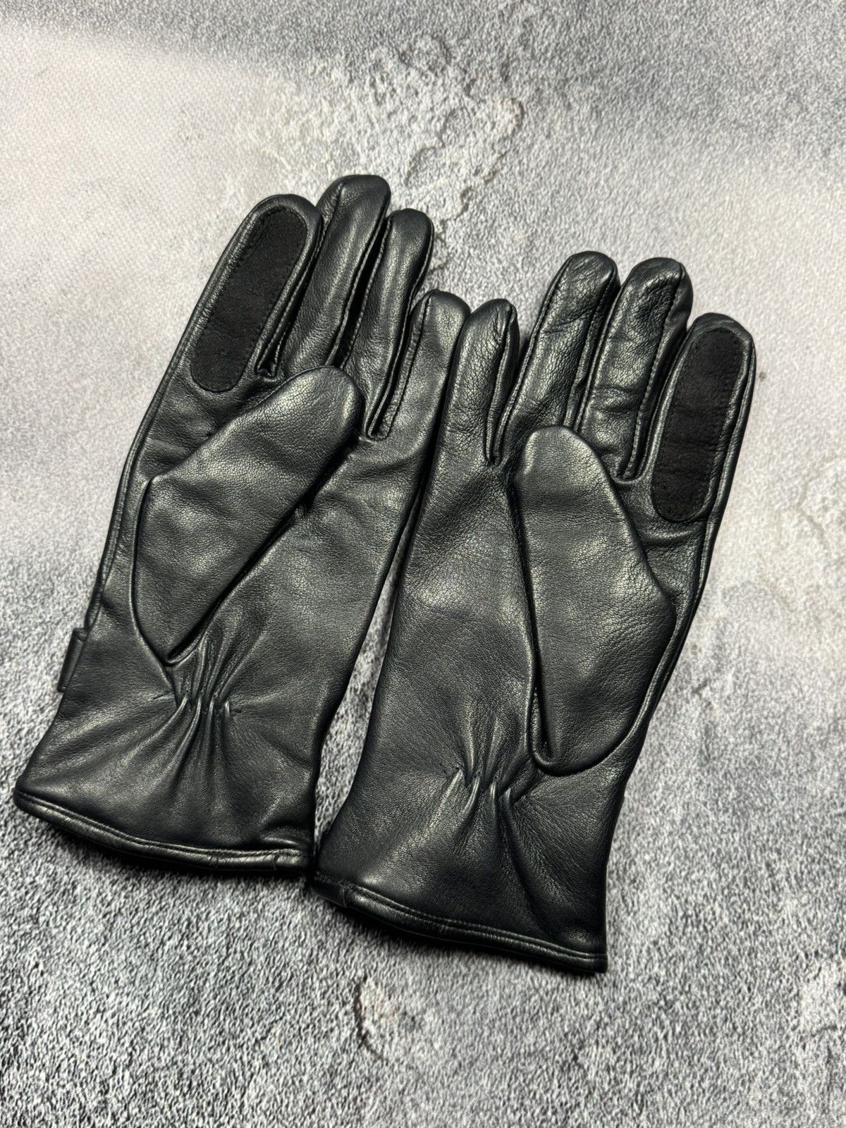 Belstaff Belstaff Premium Leather Driving Gloves (Wool Lining) Size ONE SIZE - 3 Thumbnail