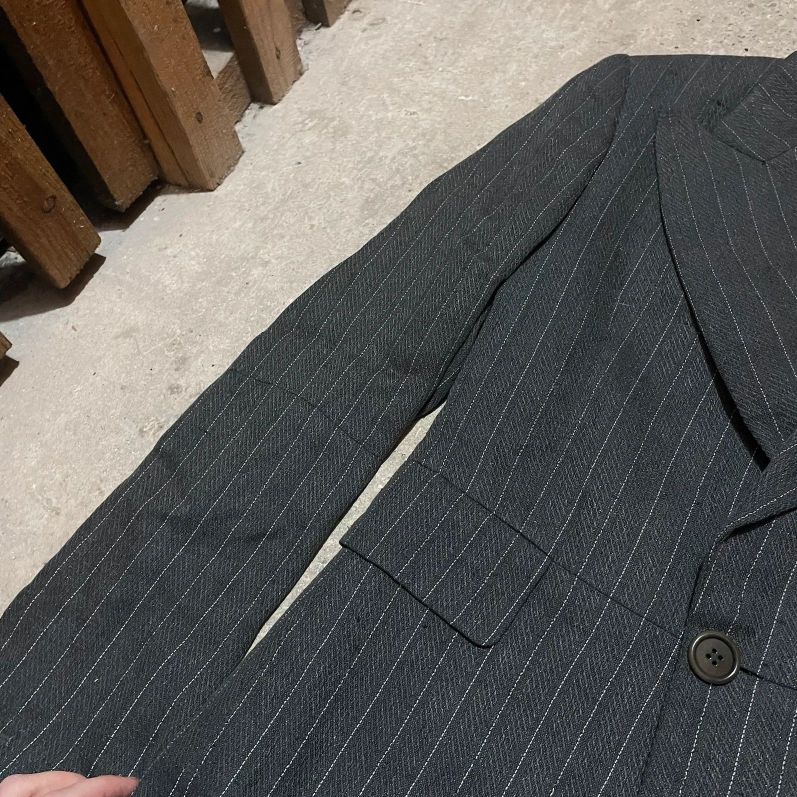 Dirk Bikkembergs Vintage dirk bikkemberg reflective avant garde blazer Size S / US 4 / IT 40 - 4 Thumbnail