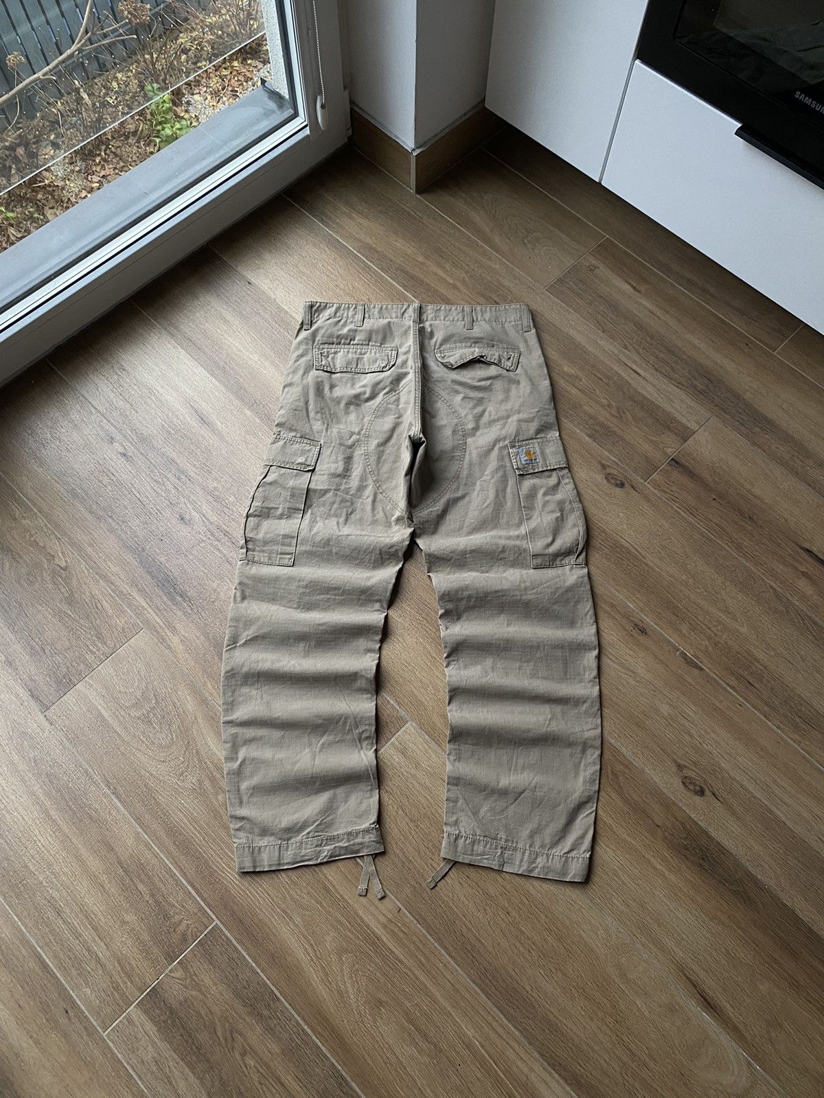 Carhartt Vintage Cargo Pants Baggy Wide Japanese Double Knee