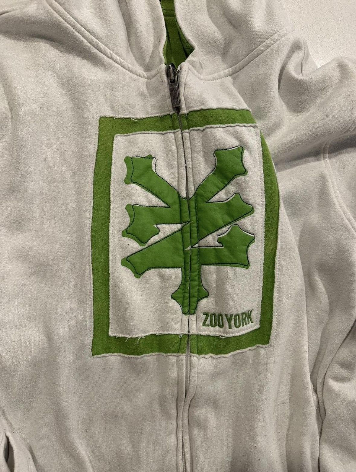 Zoo York Reversible zoo York green/white hoodie Size US L / EU 52-54 / 3 - 4 Thumbnail