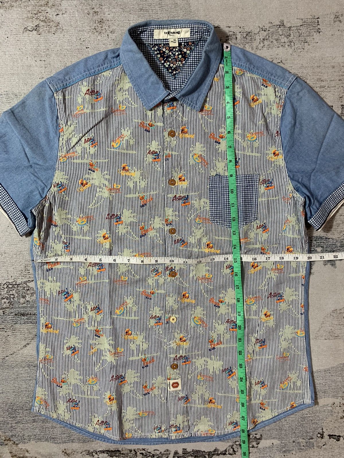 Issey Miyake × Japanese Brand × Yohji Yamamoto Japanese Undefined Western Shirt 'Issey Style Size US XL / EU 56 / 4 - 8 Thumbnail