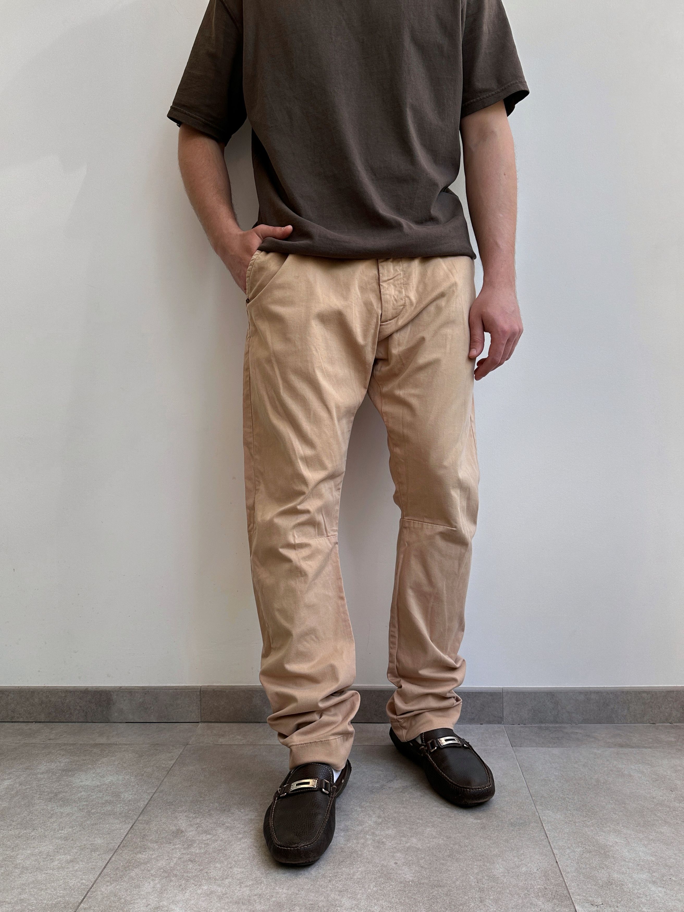 Pierre Balmain Pierre Balmain Beige Casual Pants Size US 36 / EU 52 - 1 Thumbnail