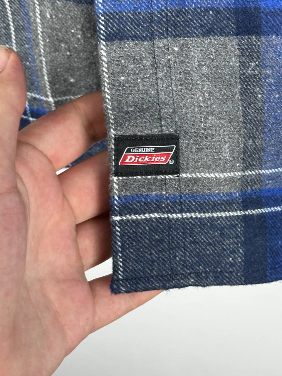 Flannel Vintage DICKIES Blue Woven Flannel Shirt Size M Size US M / EU 48-50 / 2 - 6 Thumbnail