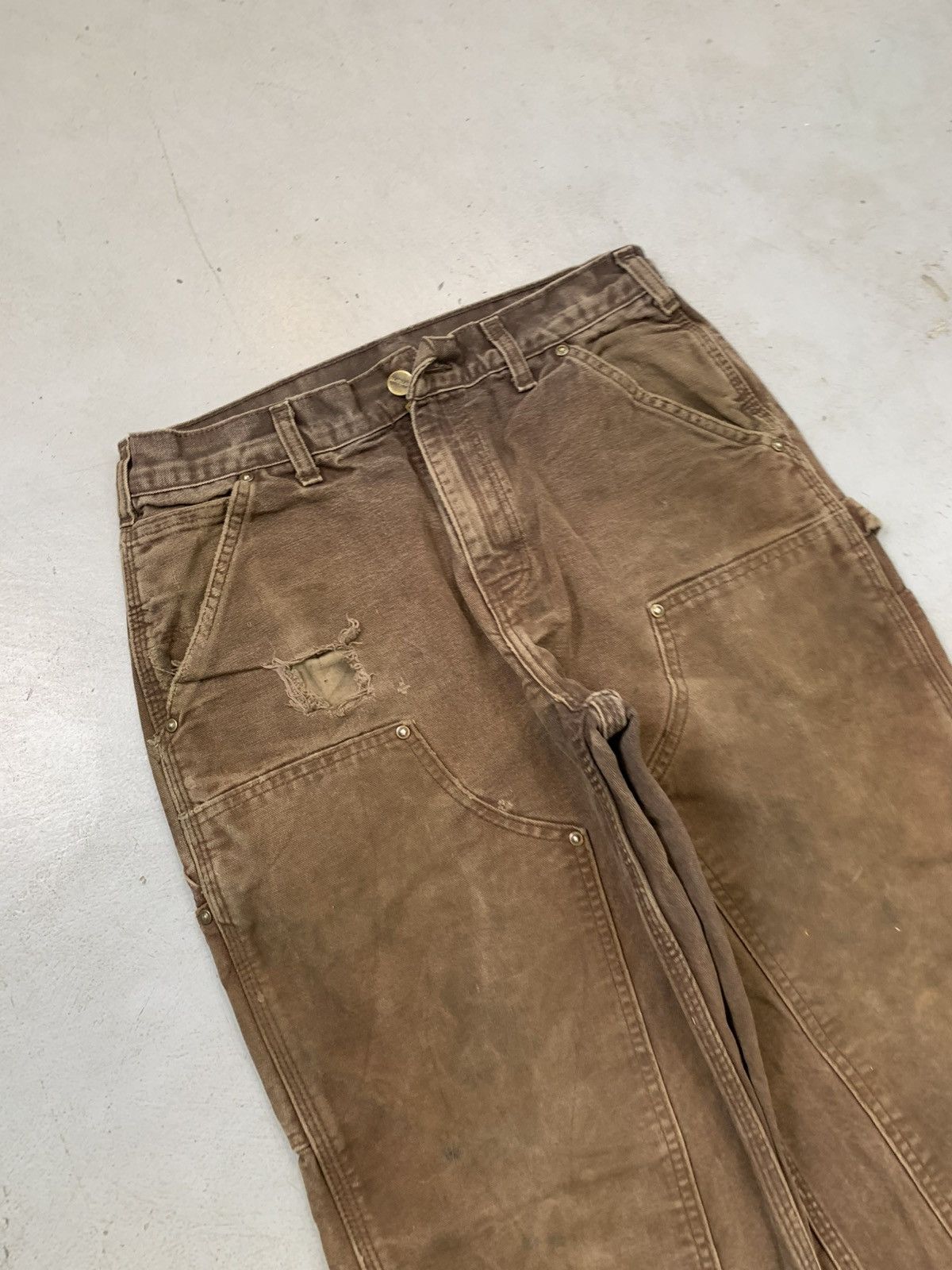 Carhartt Vintage carhartt b136 dkb double knee Size US 30 / EU 46 - 5 Thumbnail