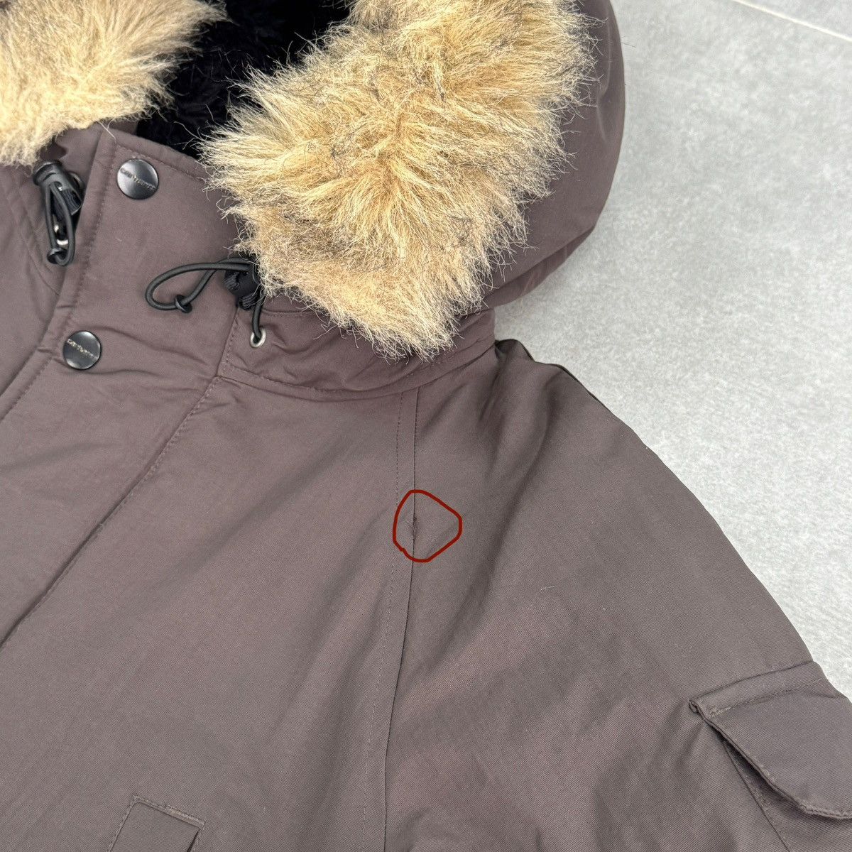 Carhartt Vintage Carhartt Anchorage Nylon Parka Jacket Hooded Brown Size US S / EU 44-46 / 1 - 10 Thumbnail