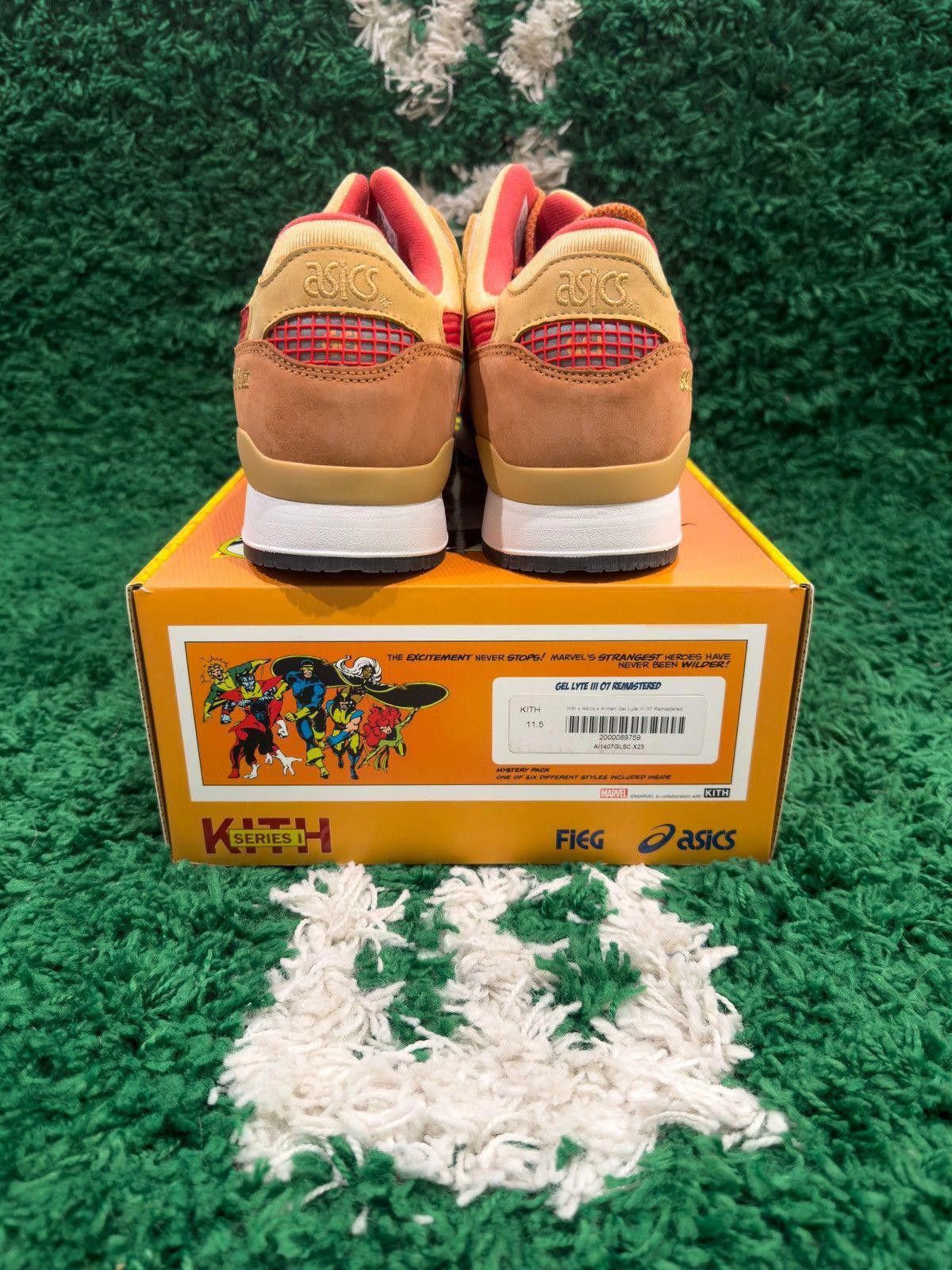 Asics × Kith × Marvel Comics Kith x X-Men x Asics Gel-Lyte III Remastered Gambit Size US 11.5 / EU 44-45 - 12 Thumbnail