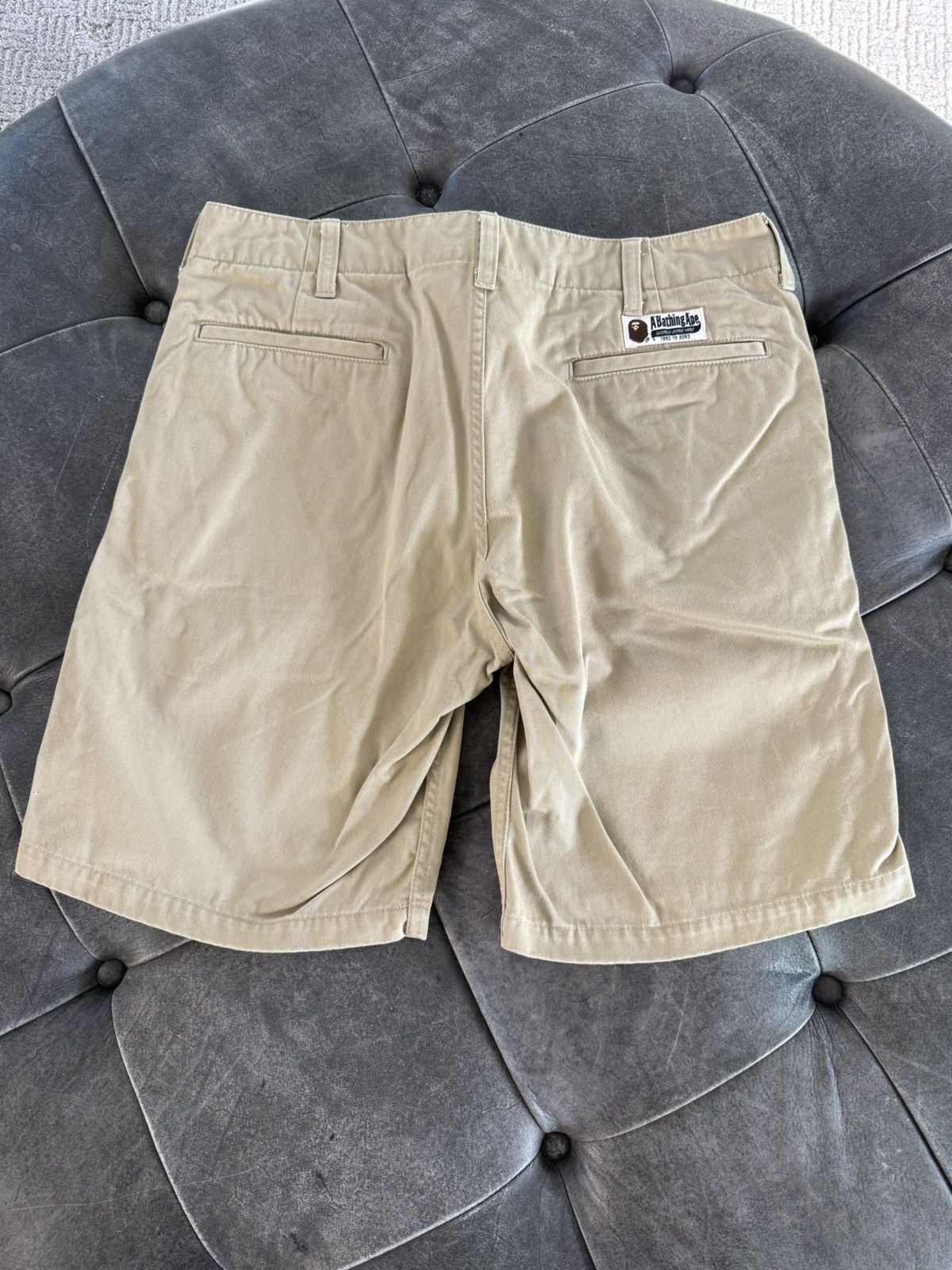 Bape Bape Khaki Shorts Size US 32 / EU 48 - 2 Thumbnail