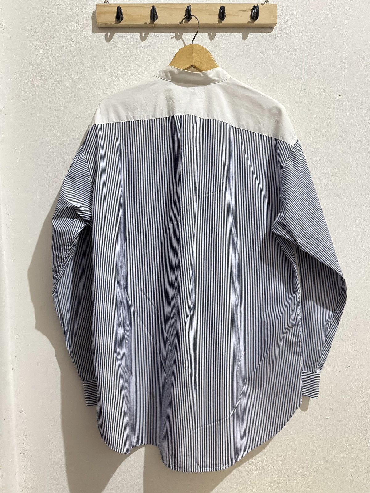 Jil Sander × Uniqlo Uniqlo x Jil sander stripe oversize hidden button Shirt Size US L / EU 52-54 / 3 - 2 Thumbnail