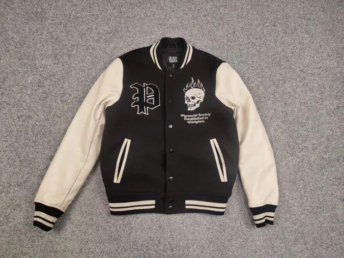 Japanese Brand Vintage Paranoid Society Letterman Varsity Bomber Jacket Size US S / EU 44-46 / 1 - 4 Thumbnail