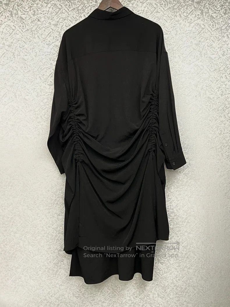 Yohji Yamamoto Yohji Yamamoto B Line Black Shirt Dress . Size US 30 / EU 46 - 3 Thumbnail