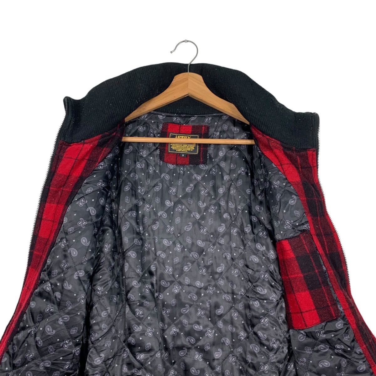 Japanese Brand ETBX Rude Boy Victim Big Logo Red Tartan Jacket #1852-C80 Size US S / EU 44-46 / 1 - 13 Thumbnail