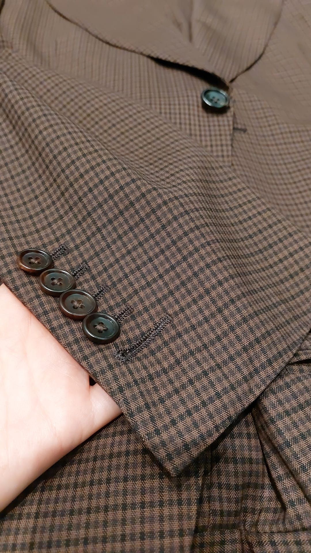 Tom Ford o1loc1c0724 Atticus Suit in Brown Black Size US S / EU 44-46 / 1 - 5 Thumbnail
